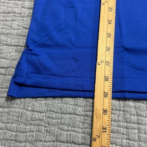 NWT Polo Ralph Lauren Golf Polo Soft Cotton Shirt Men's Medium Blue W/ Red Pony - Picture 5 of 8